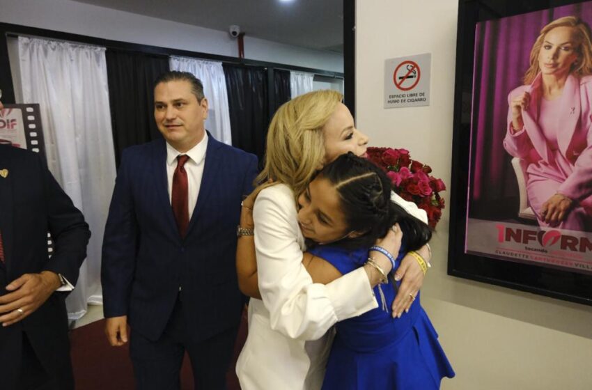  DE RESULTADOS Y TOCANDO CORAZONES, PRIMER INFORME DE CLAUDETTE CANTUROSAS AL FRENTE DEL DIF