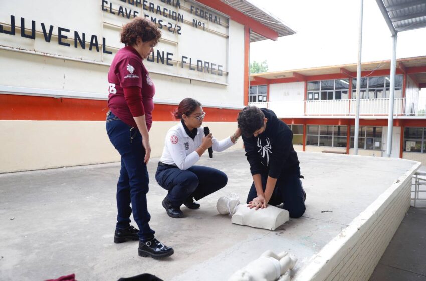  APRENDEN PREPARATORIANOS TÉCNICAS DE PRIMEROS AUXILIOS DEL PROGRAMA “RUTA JOVEN”