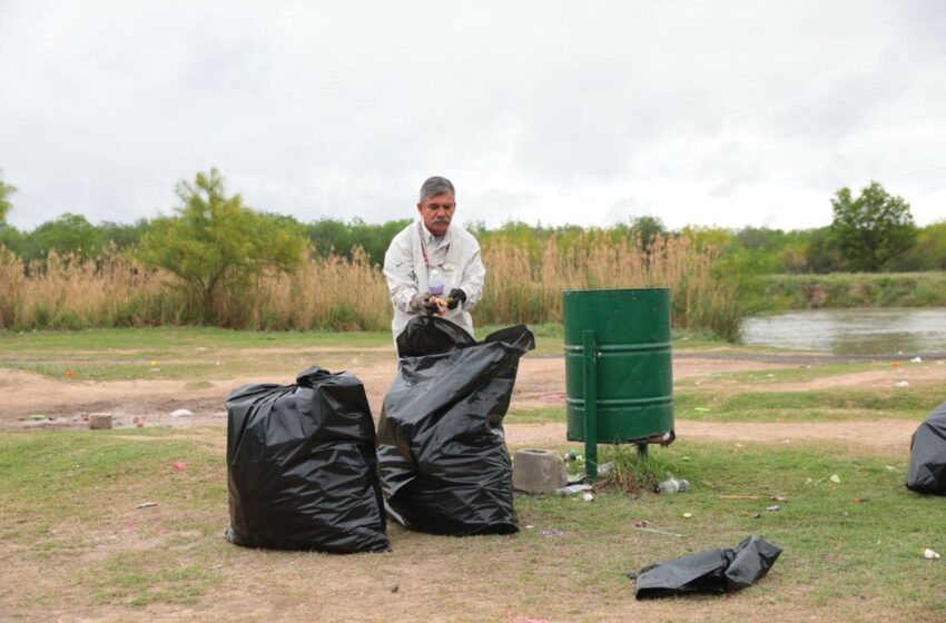  RECOLECTAN 40 TONELADAS DE BASURA POR EL DIA DE LA CONEJA
