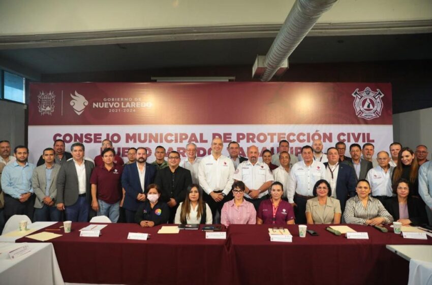  CONSEJO MUNICIPAL DE PROTECCIÓN CIVIL DE NUEVO  LAREDO SE PREPARA ANTE TEMPORADA DE HURACANES