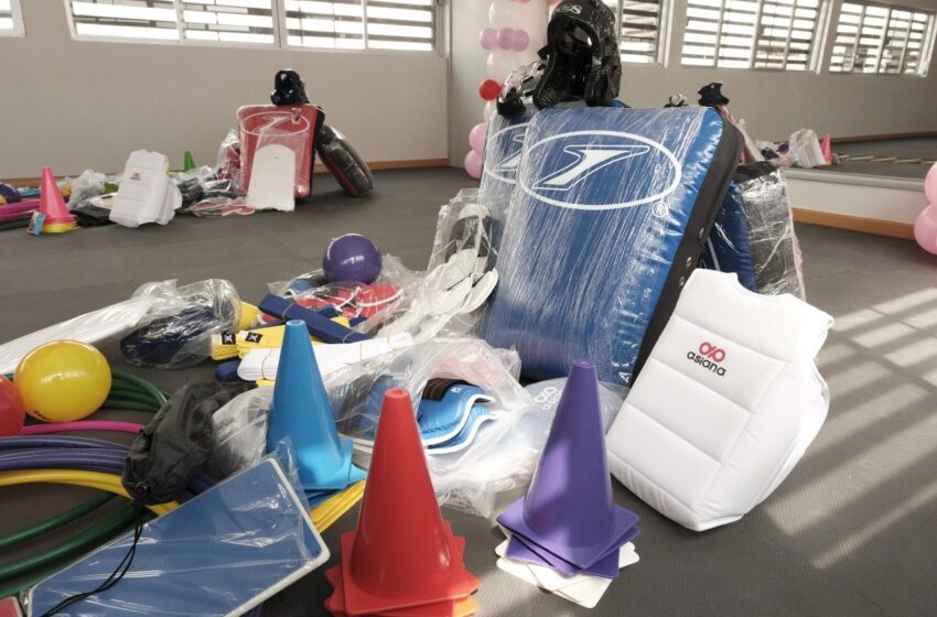  DOTAN DE EQUIPAMIENTO Y  MODERNIZAN ÁREA PARA CLASES DE TAEKWON DO EN CEDIF 2